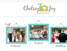 Tablet Screenshot of chelseyjoyphotography.com